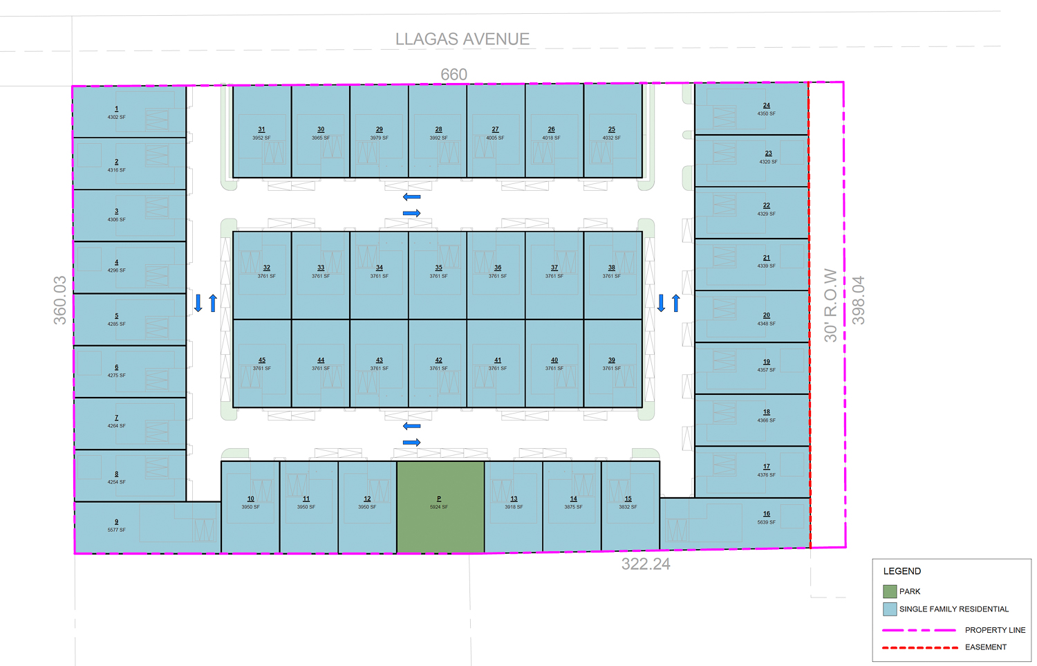 12805 Llagas Avenue site map, illustration by Swenson