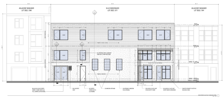 34 Woodward Street Elevation