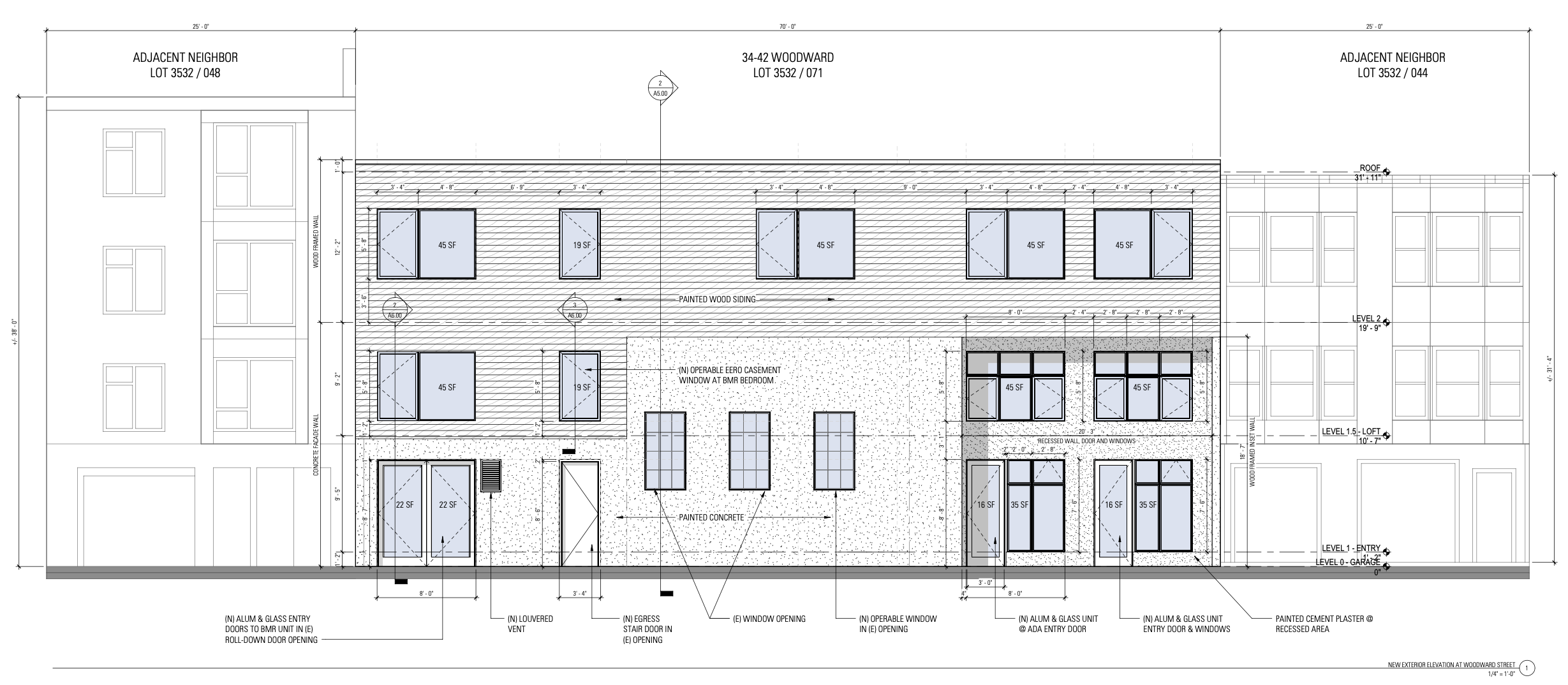 34 Woodward Street Elevation