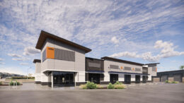 4450 Marysville Boulevard retail, rendering by Kelly Architecture + Planning