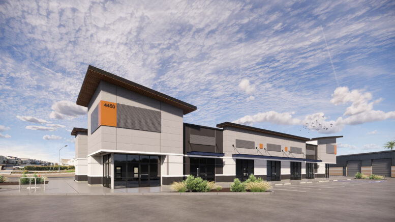 4450 Marysville Boulevard retail, rendering by Kelly Architecture + Planning