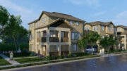 Auburn Grove Townhomes, rendering by Fournier Design Studio and Hunt Hale Jones Architects