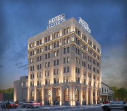 Hotel Eleanor at 700 J Street, rendering by HRGA