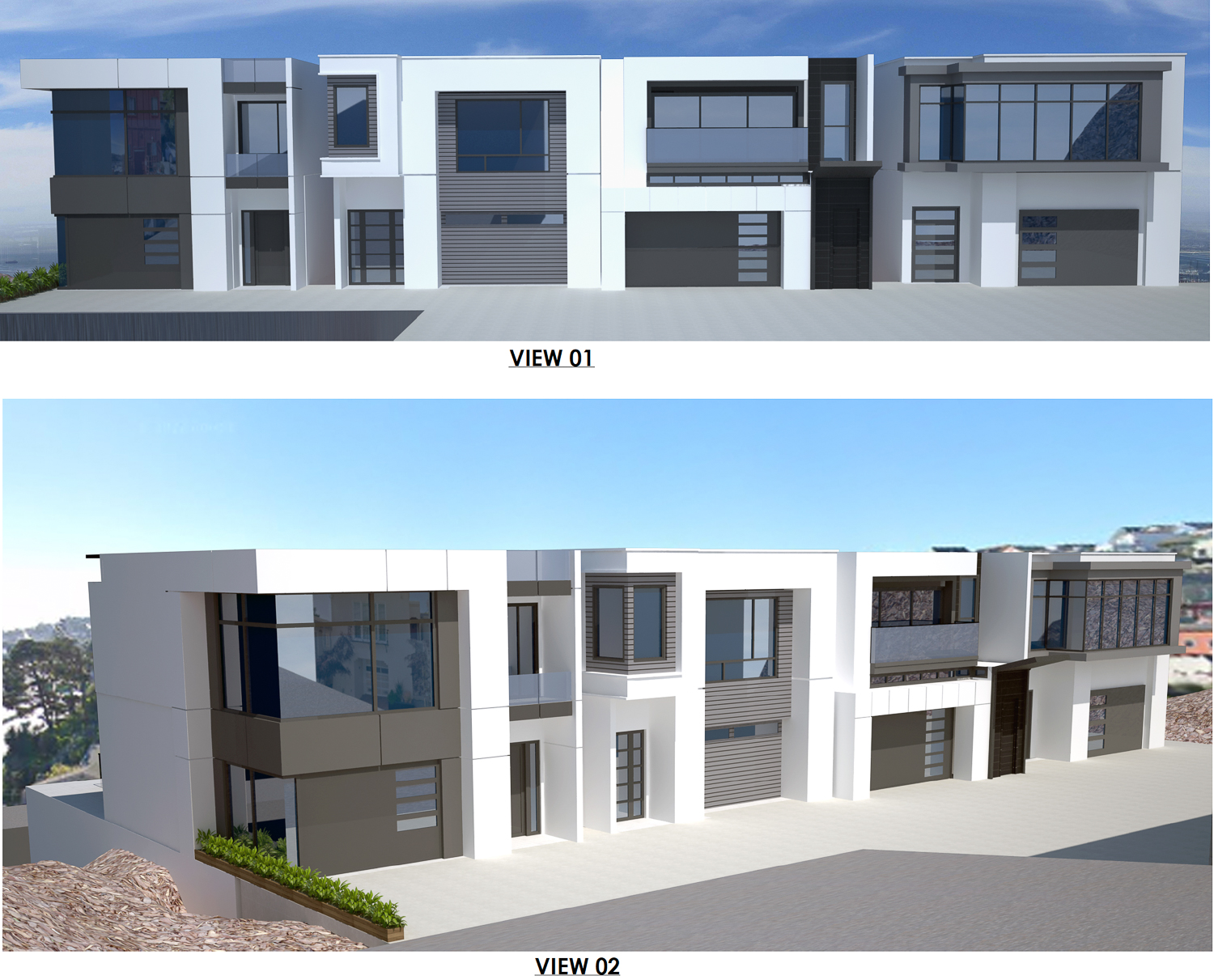 Peralta Avenue street views, rendering by AEM