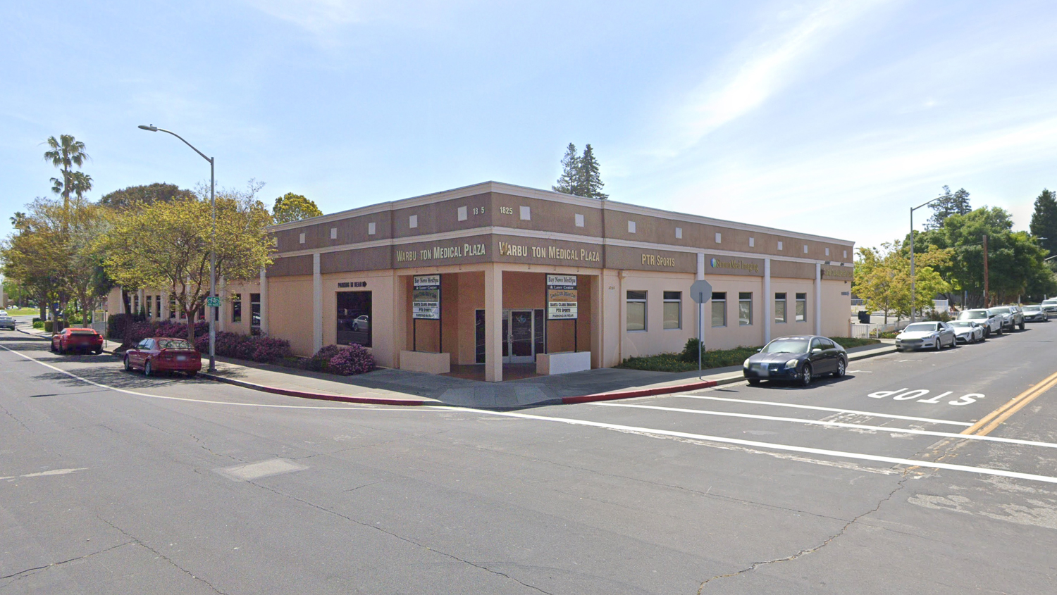 1825 Civic Center Drive seen along Warburton Avenue, image via Google Street View