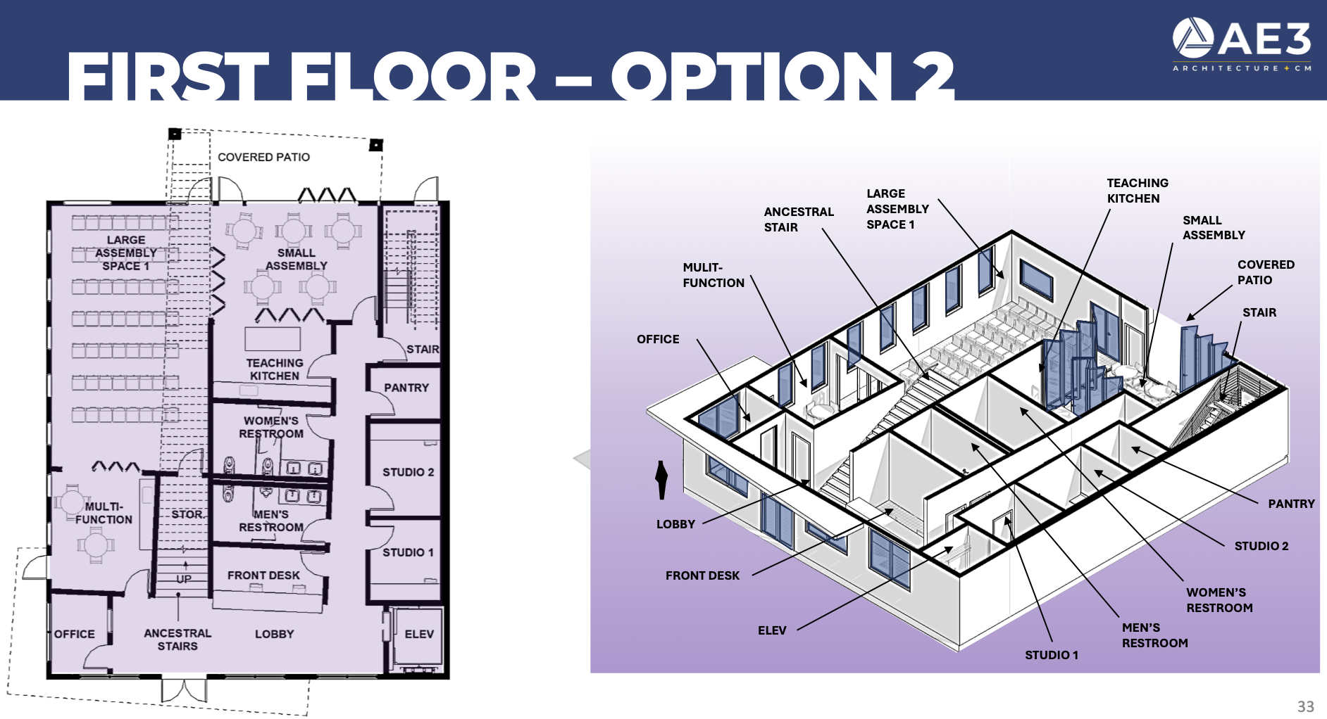 1890 Alcatraz Avenue First Floor Plan Option 2