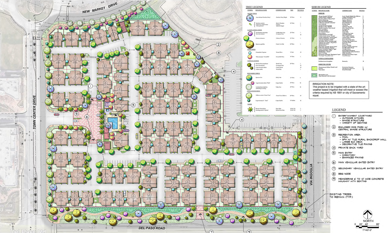 2631 Del Paso Road site map, image via Angeleno Associates