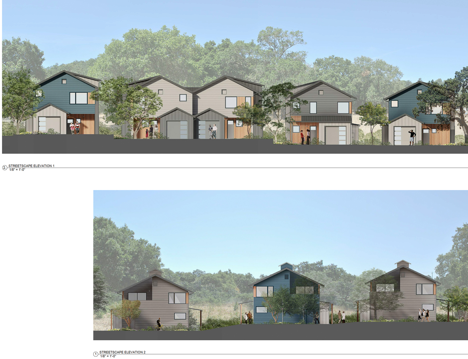 3530 Alpine Road elevations, rendering by Seigel & Strain Architects