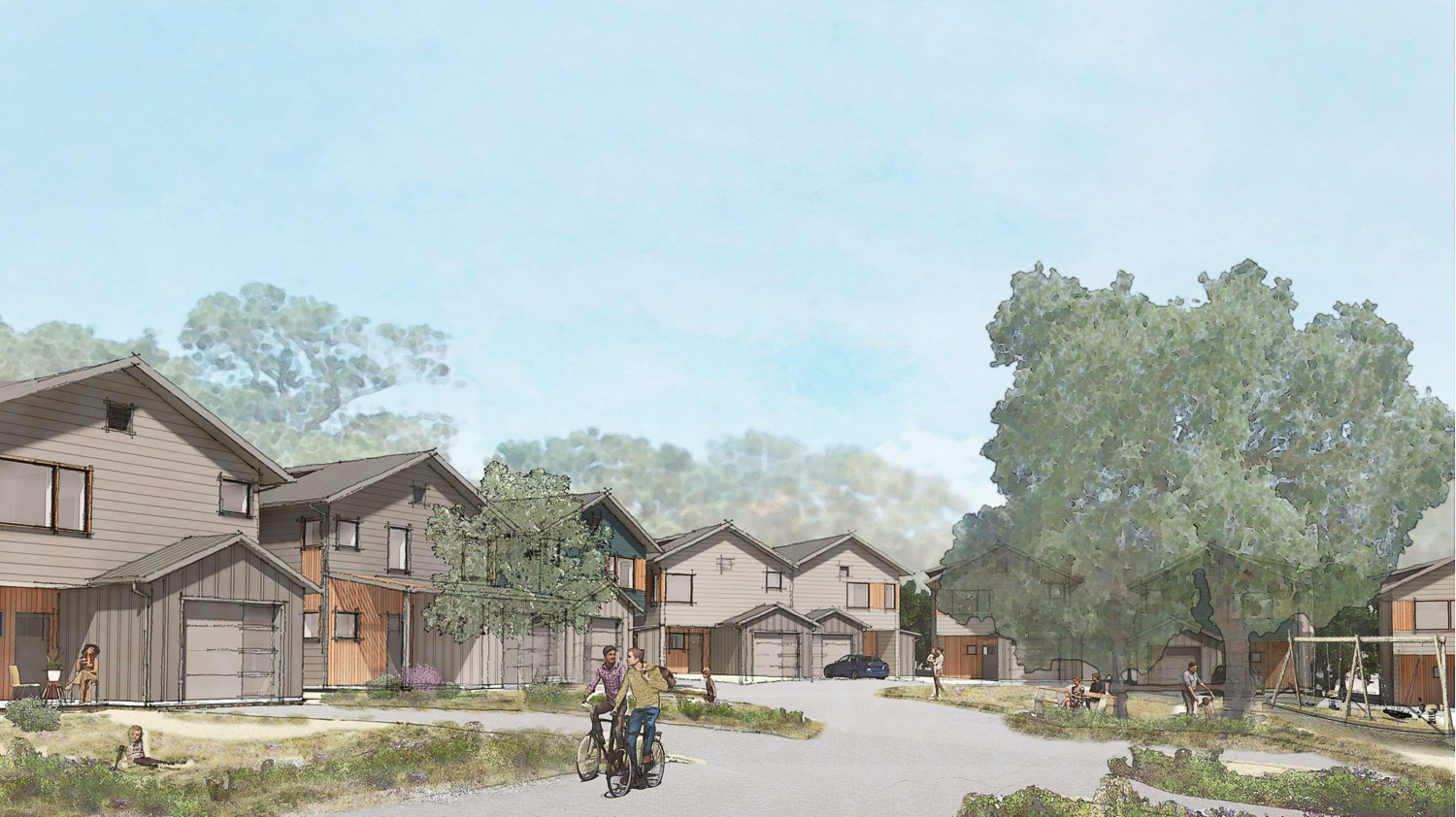 3530 Alpine Road, rendering by Seigel & Strain Architects