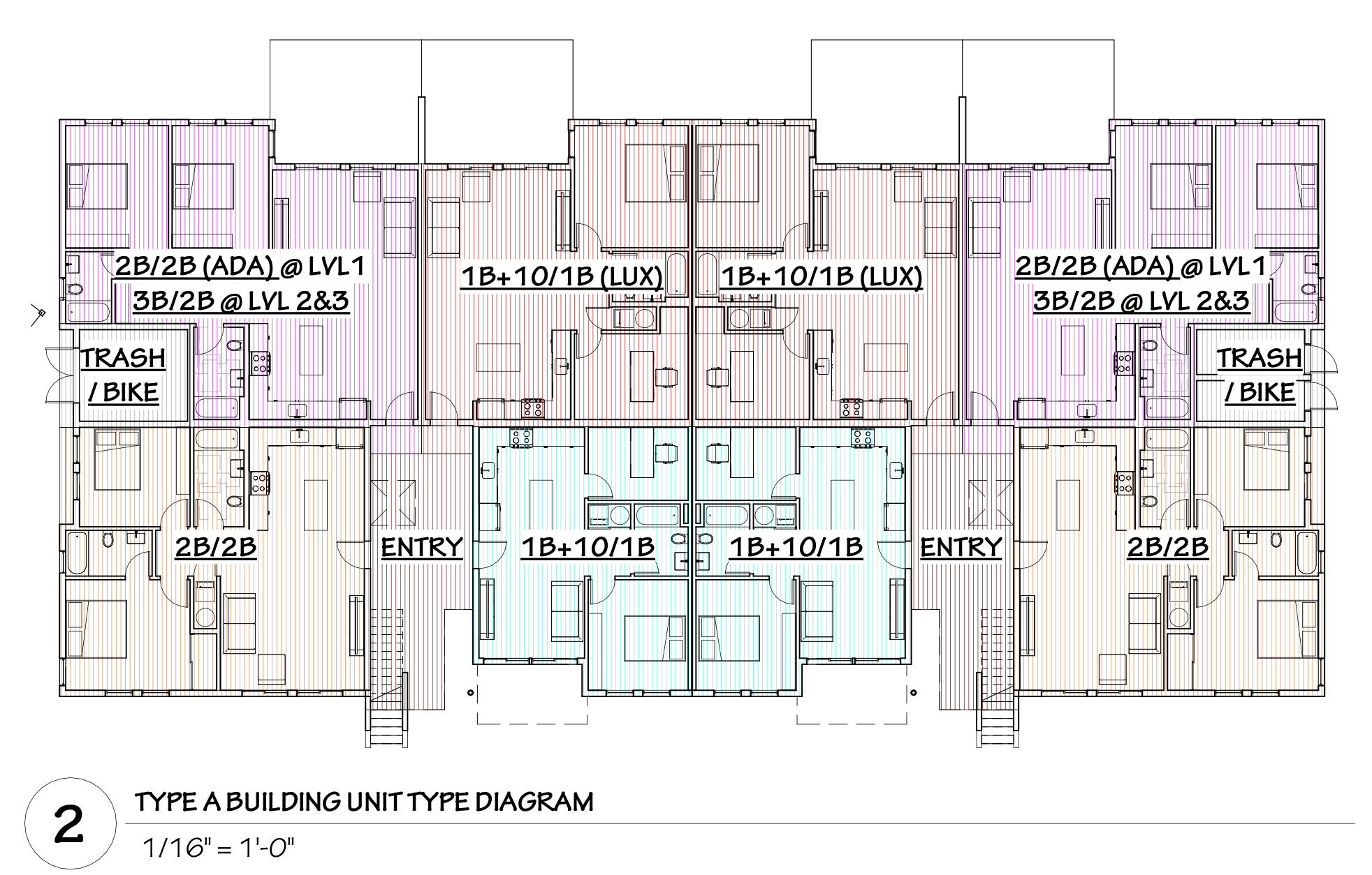 8470 Bruceville Road Type A Floor Plan 