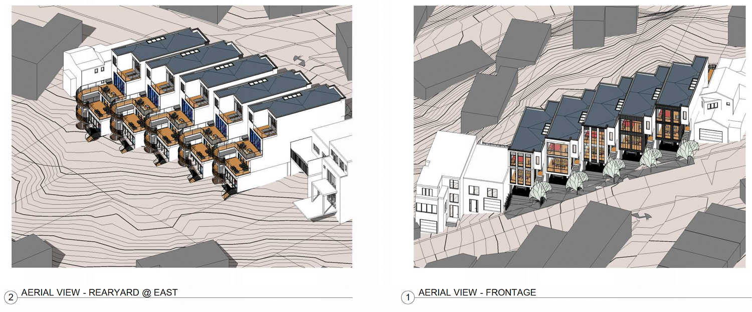 2442 Diamond Street, isometric view by Stanton Architecture