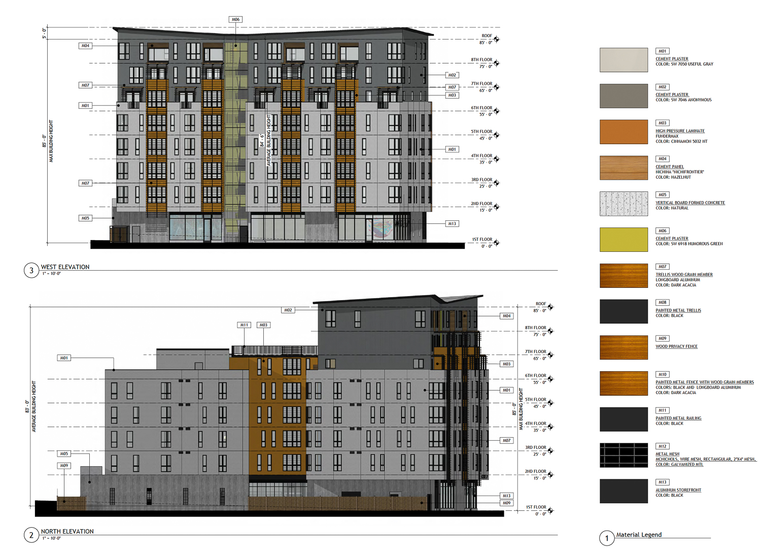 2655 Shattuck Avenue facade elevation, illustration by Studio KDA