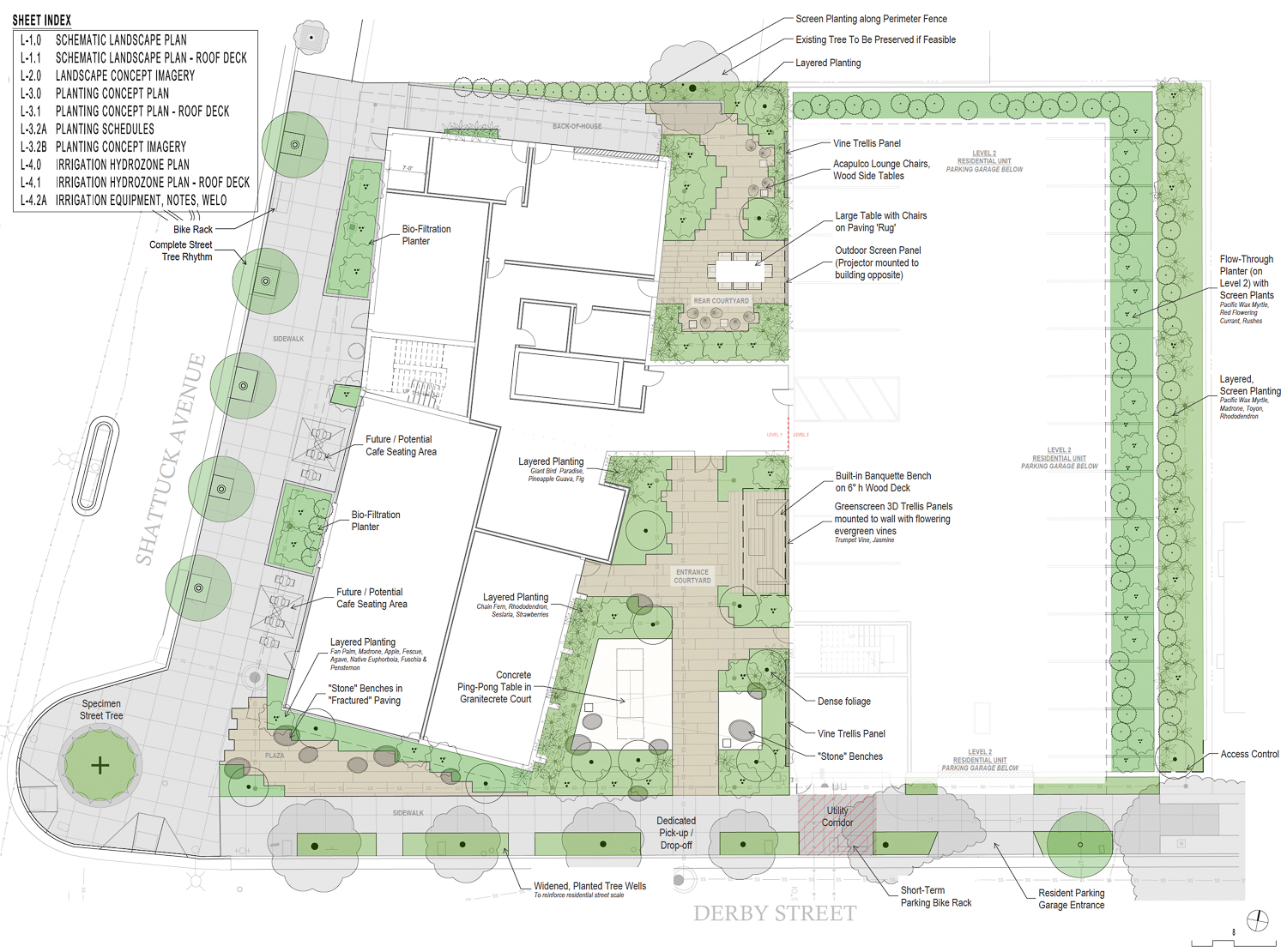 2655 Shattuck Avenue floor plans, illustration by Studio KDA