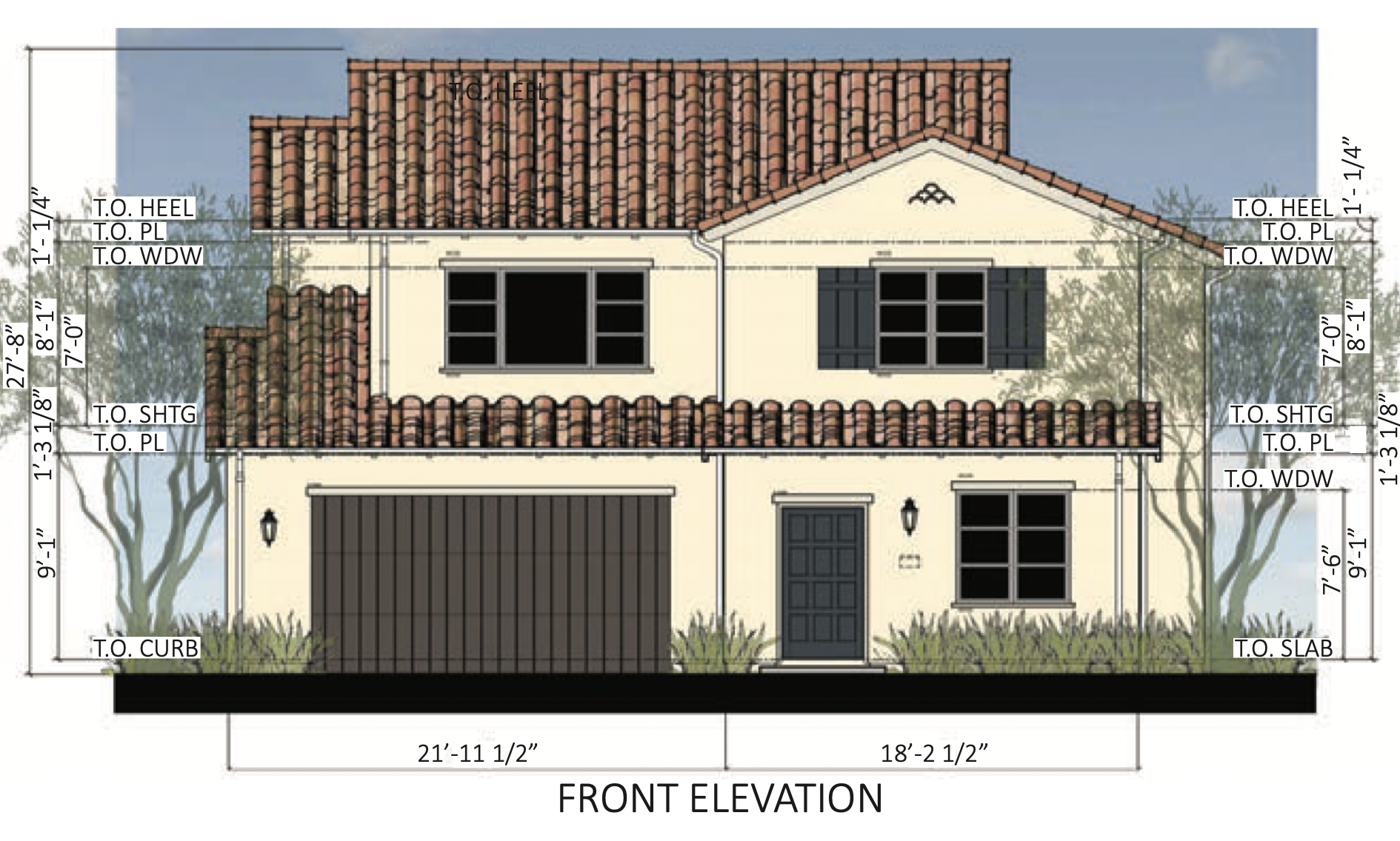 3315 Sierra Road Front Elevation 2