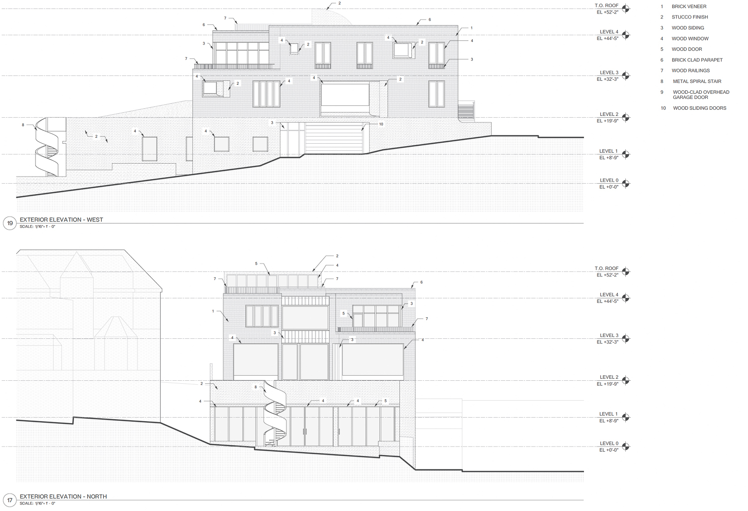 3456 Washington Street side elevation, illustration by Obata Noblin Office