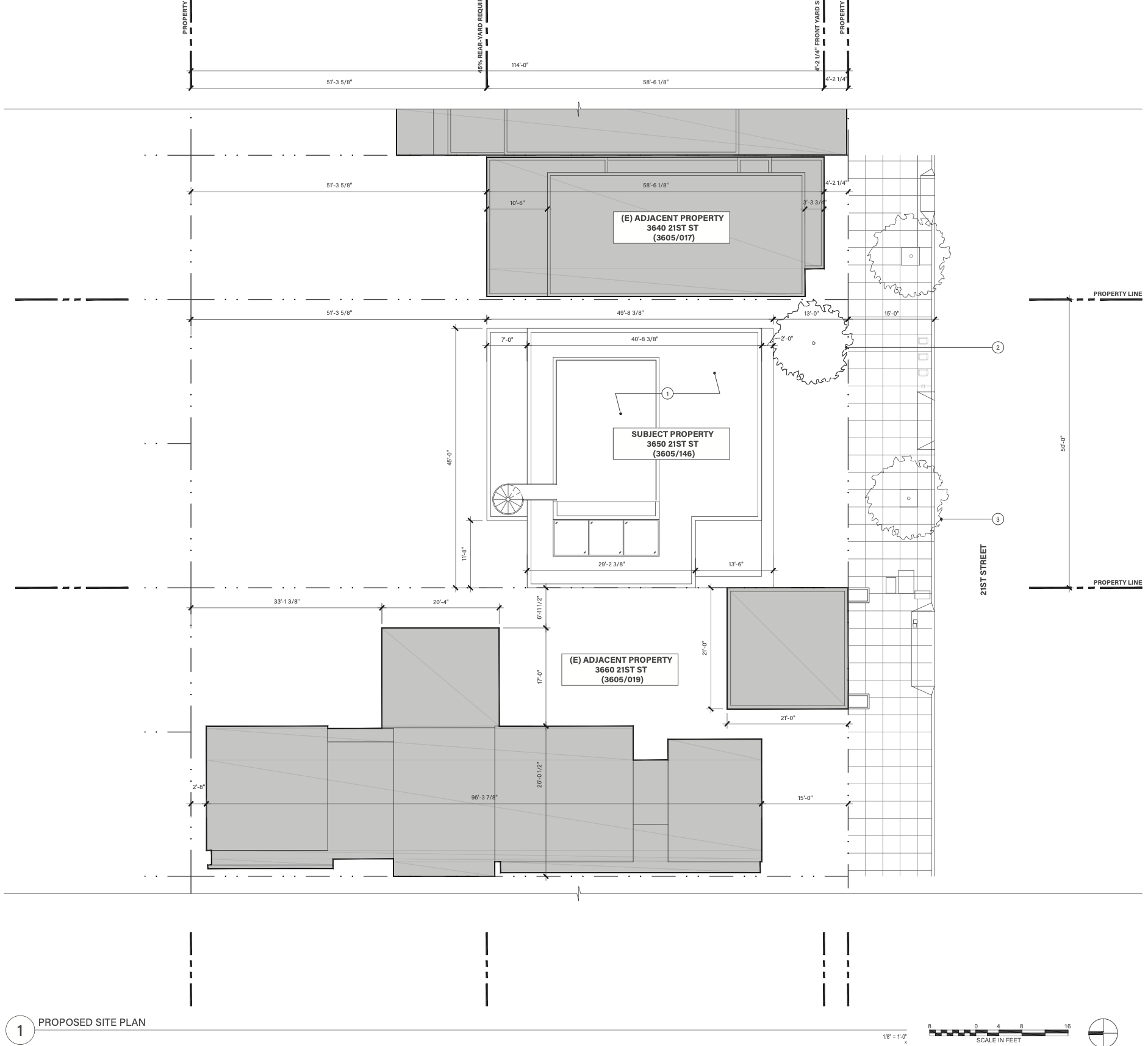 3650 21st Street Proposed Site Plan