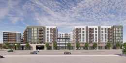 3896 Stevens Creek Boulevard view overlooking Saratoga Avenue, rendering by TCA Architects