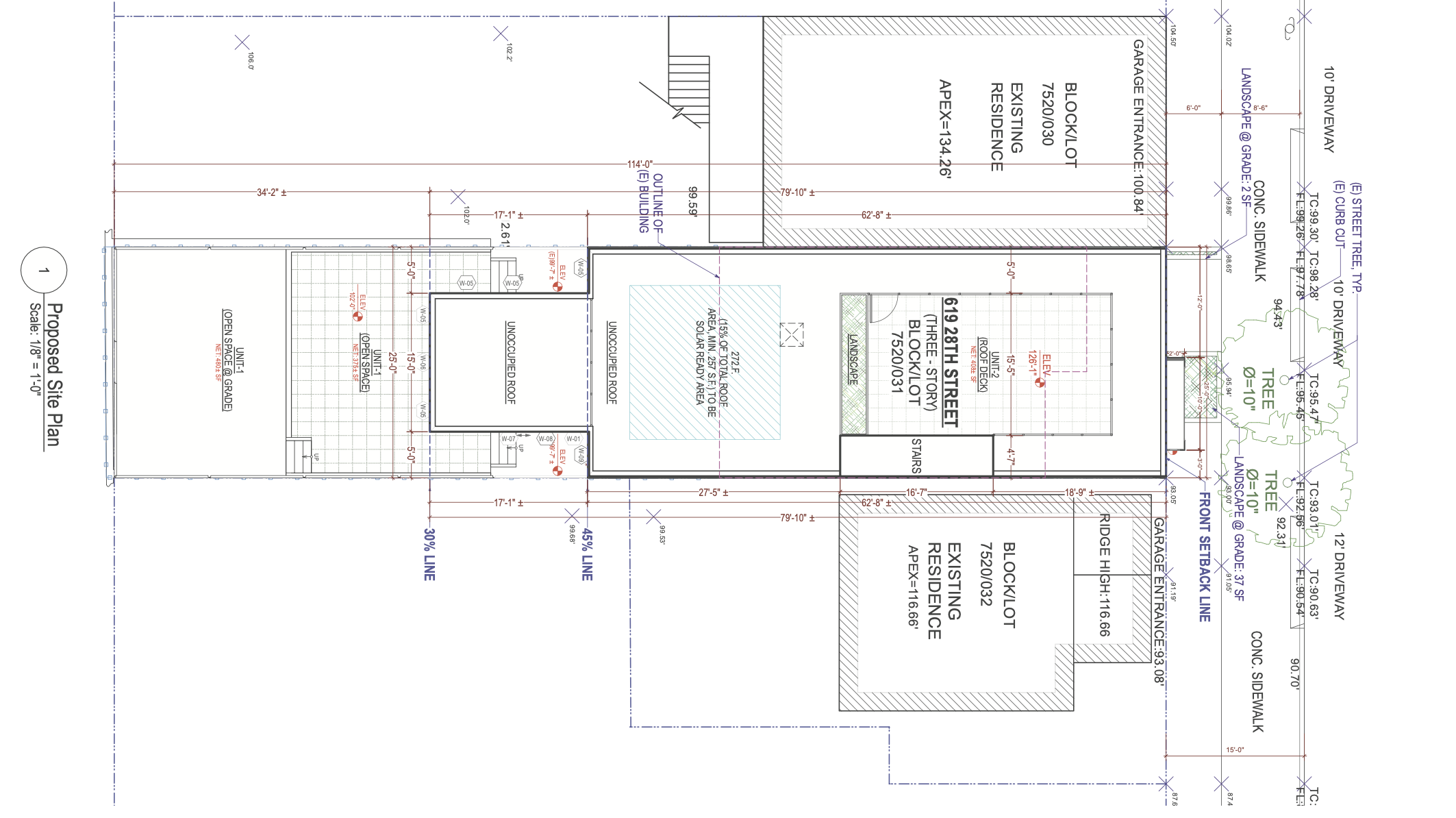 619 28th Street Site Plan