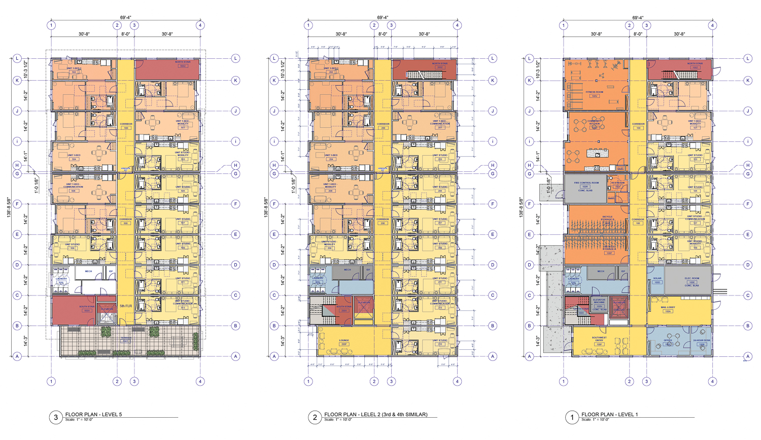 815 11th Street floor plans, illustration by McSorley Architecture