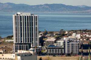 Isle House and Hawkins seen from The Bristol, image by Andrew Campbell Nelson