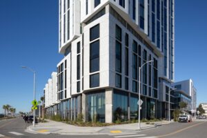 Isle House podium close-up, image by Andrew Campbell Nelson