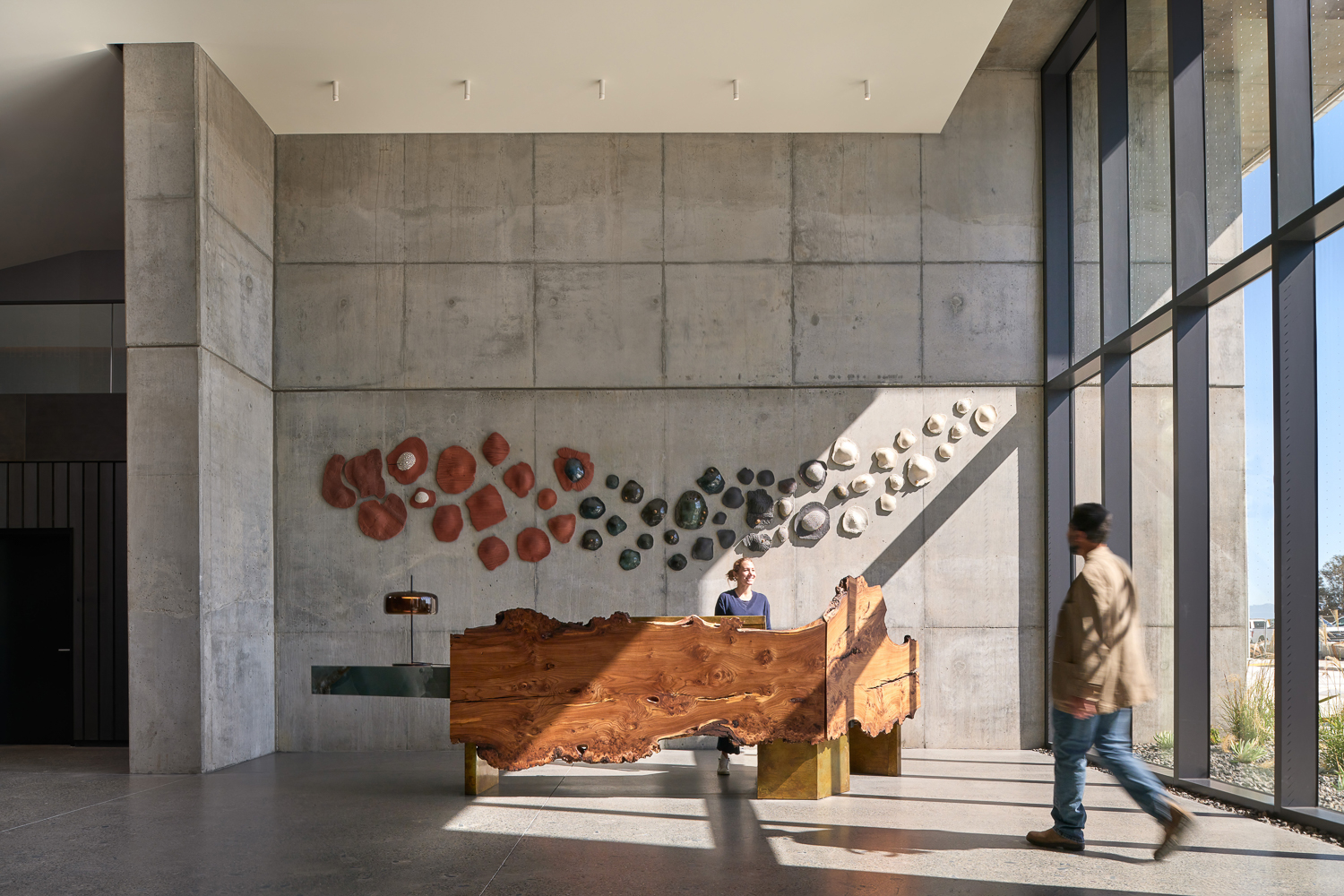 Isle House reception desk, image by Brian Kitts