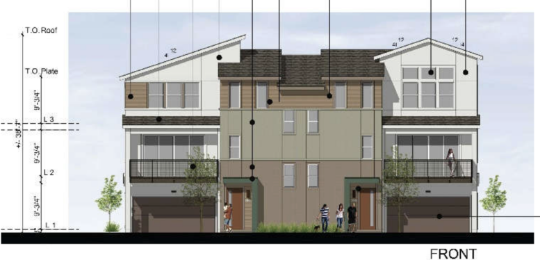 Senter Road Project Front Elevation