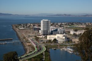 Treasure Island seen from Panorama Park, image by Andrew Campbell Nelson