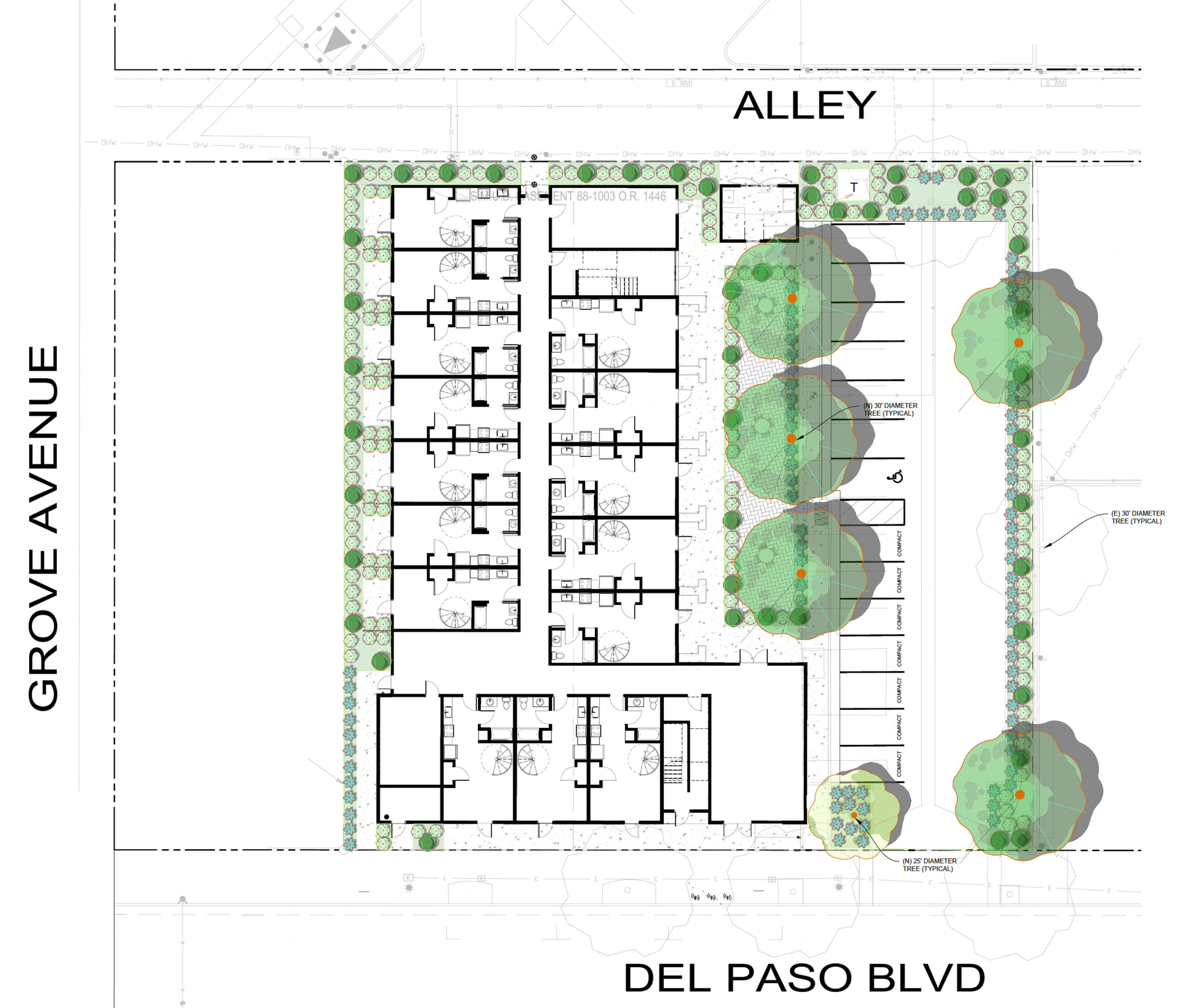 1511 Del Paso Boulevard, illustration by Vertical Pacific