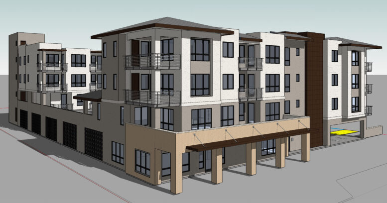 Park Street Senior Housing, rendering by Hunt Hale Jones