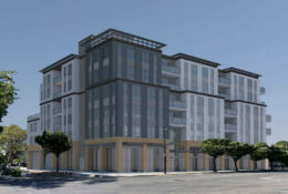 650 East Santa Clara Street establishing view, rendering by Fillon Solis