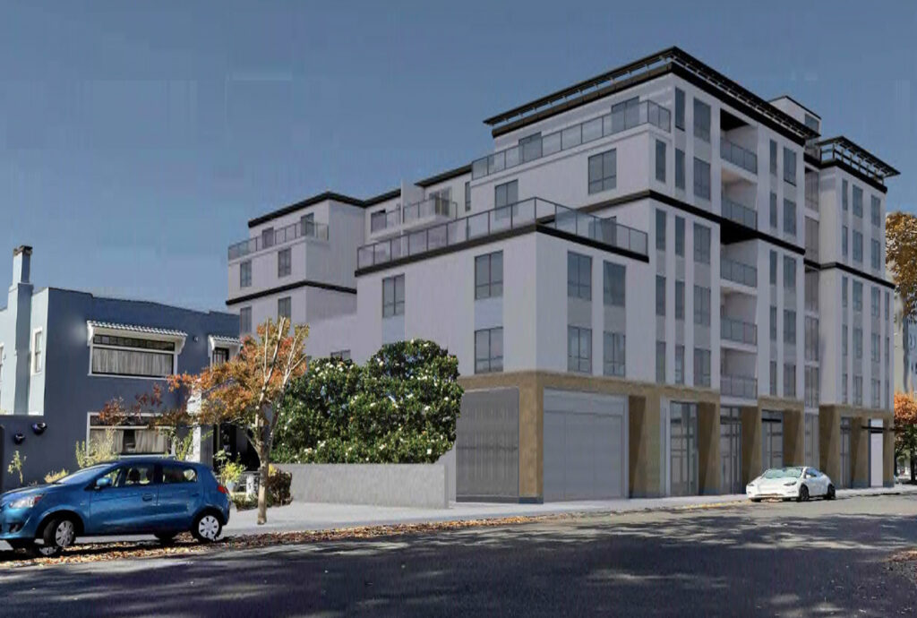 650 East Santa Clara Street rear view, rendering by Fillon Solis