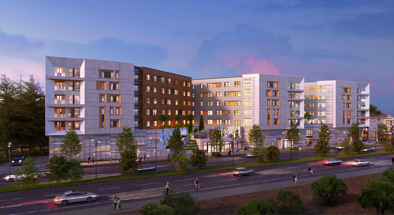 777 Sunnyvale Saratoga Road apartments, rendering by Studio T Square