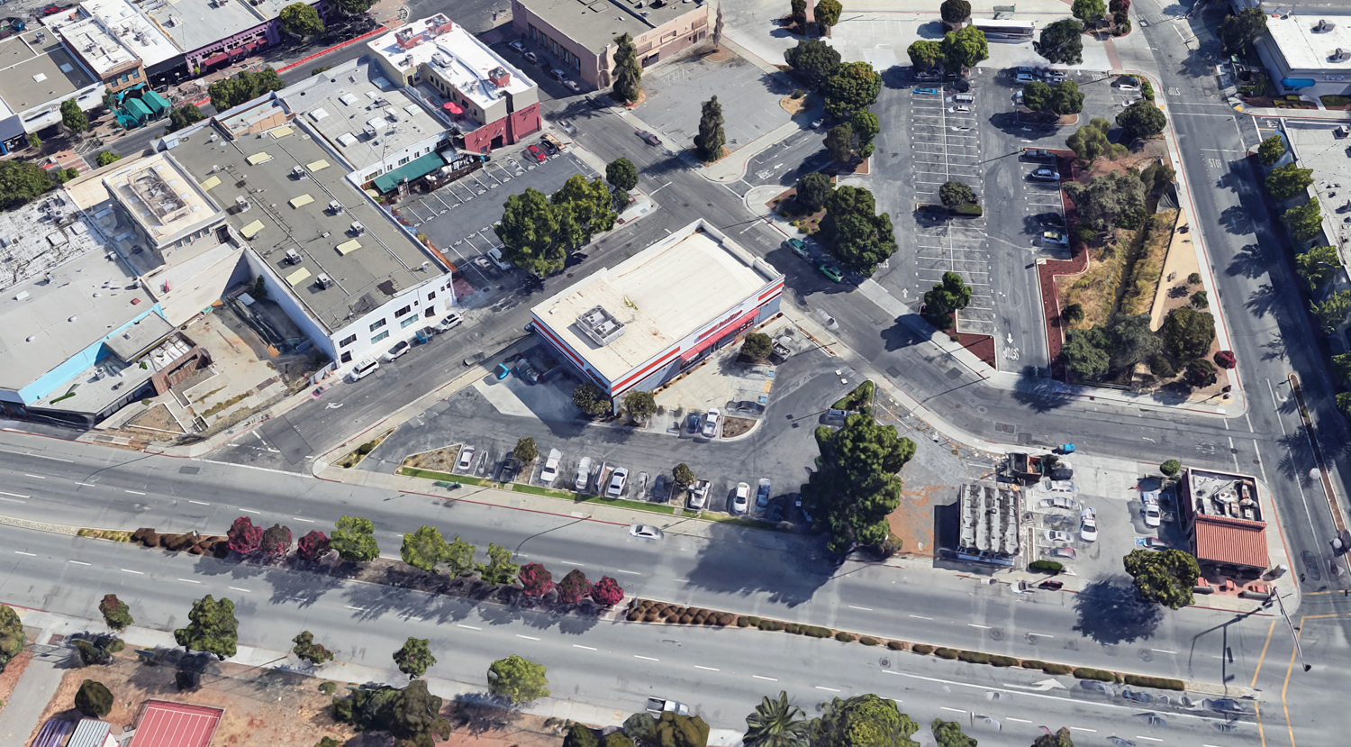 901 El Camino Real, image via Google Satellite