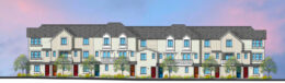Los Gatos Greens at 15349 Los Gatos Boulevard, rendering by Hunt Hale Jones
