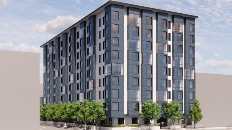 1025 Howard Street, rendering by Stanton Architecture