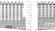 1035 Van Ness Avenue Elevations, image by Saida + Sullivan Design Partners