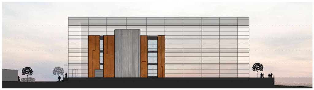 1200 Marina Village Parkway Side Elevation, image by MBH