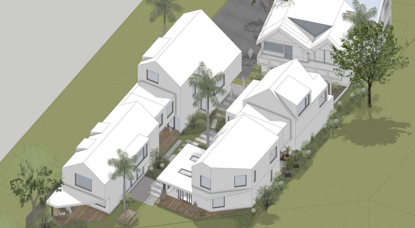 1622 Fernside Boulevard Site Rendering, image via LTM