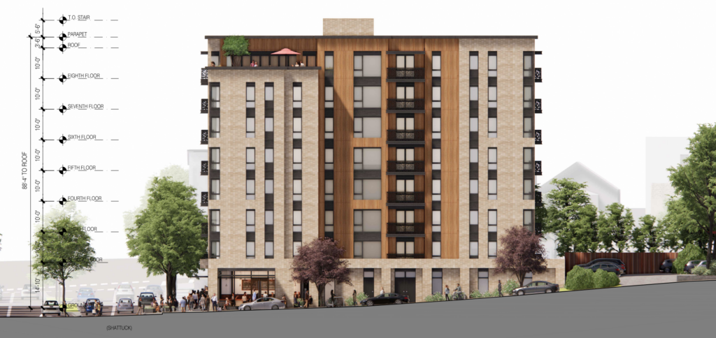 2109 Virginia Street Side Elevation, image by SPT Architects