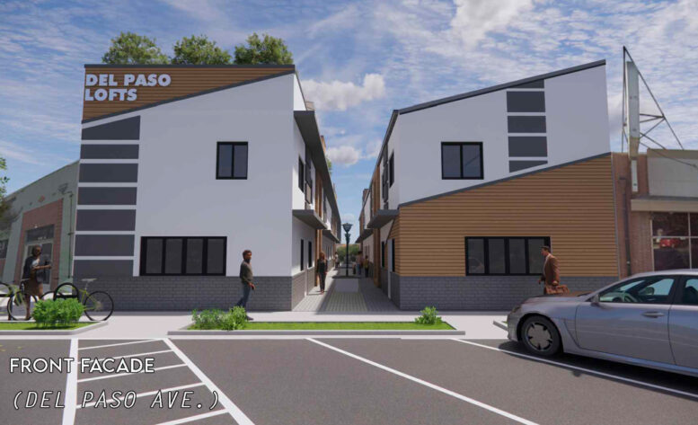 2204 Del Paso Boulevard, rendering by Ramon Baguio