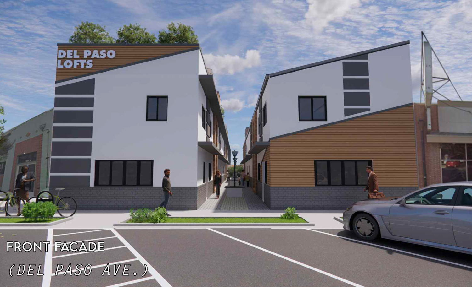 2204 Del Paso Boulevard, rendering by Ramon Baguio