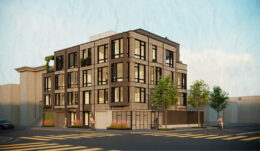 2507 Folsom Street corner view, rendering by Feldman Architecture