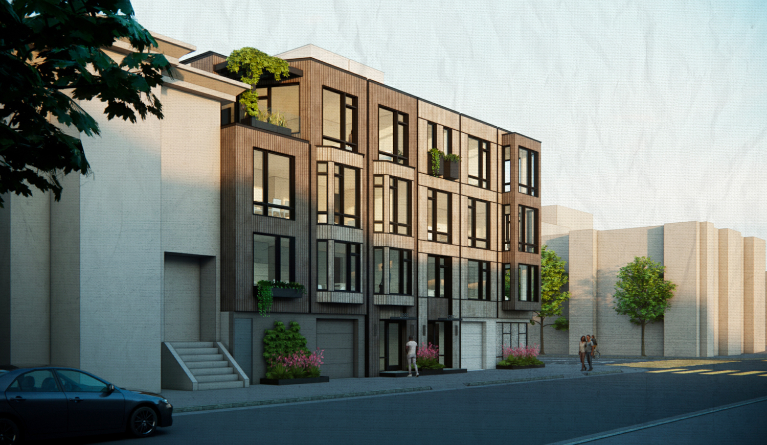 2507 Folsom Street, rendering by Feldman Architecture