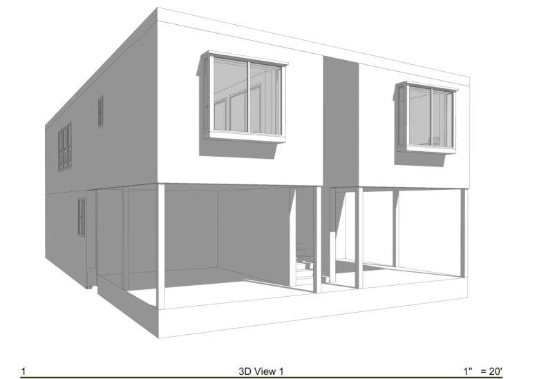 2519 Victorian Alley, illustration by Skyline Build and Design Inc