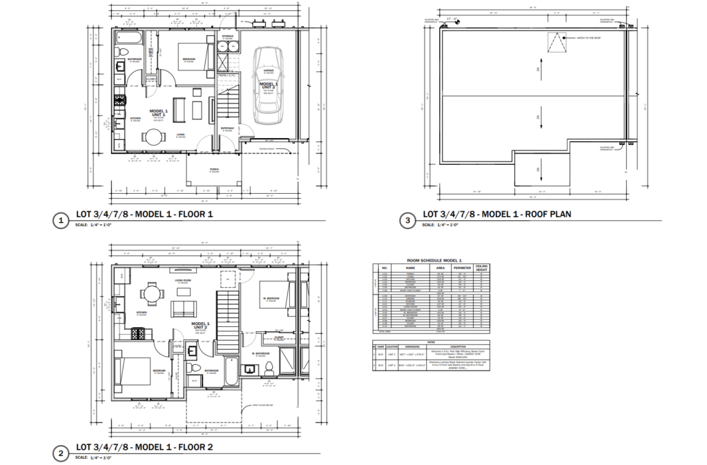 2761 32nd Avenue Site Garage Unit Floorplan, image via California Home Company