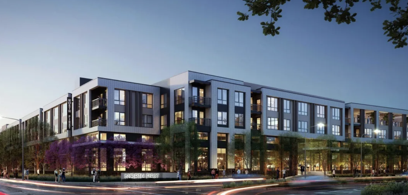 2830 North First Street Street Rendering, image by BDE Architecture