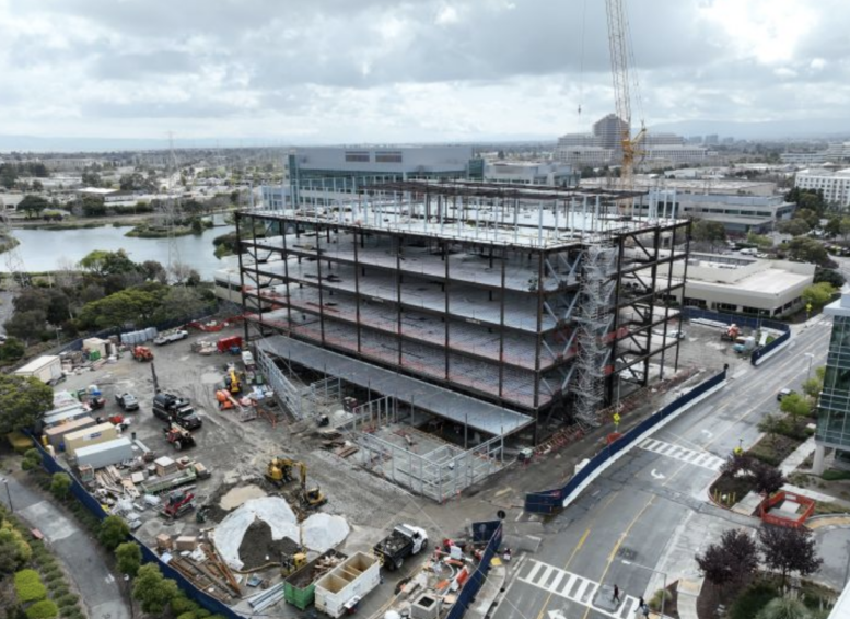 331 Lakeside Drive Under Construction, image from Suffolk Construction
