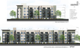 3625 Fong Ranch Road apartments facade elevation, illustration by ADC