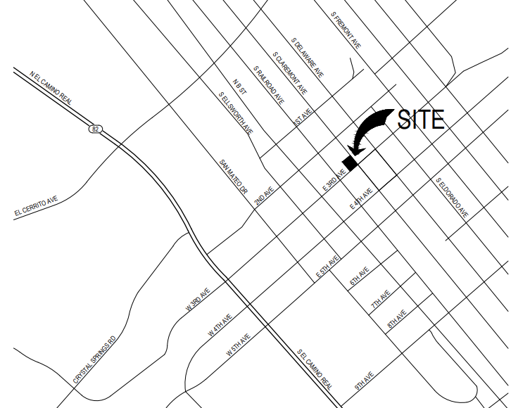 435 E 3rd Avenue Site Location, image via MECHA